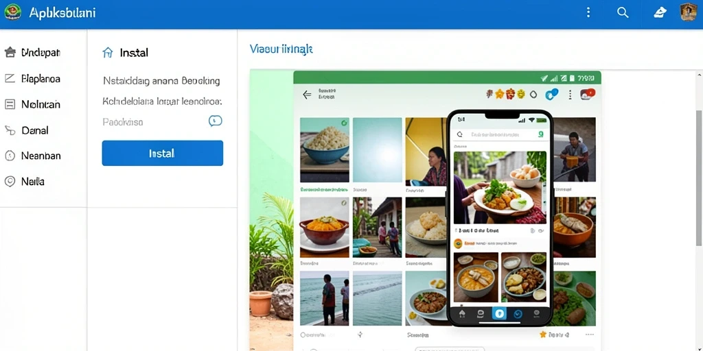 Tampilan antarmuka yang user-friendly.