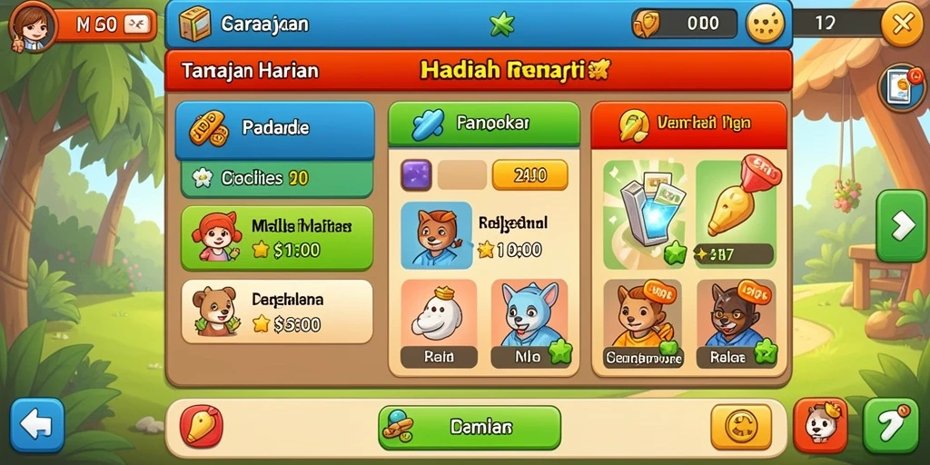 Tampilan antarmuka yang menarik dan memudahkan navigasi.